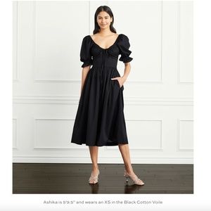 Hill House Black Midi Dress